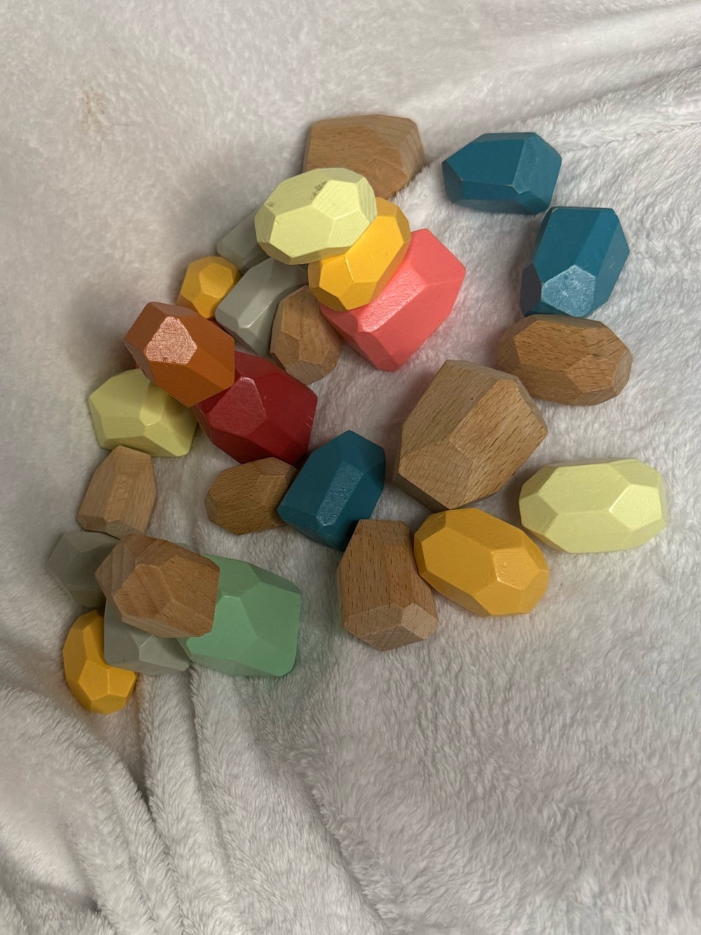 Wooden Stacking Rocks - Picture 3 of 3